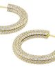 Adriana Orsini Women's Cubic Zirconia Hoop Earrings - 3
