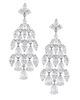 Adriana Orsini Women's Feliz Kite Sterling SIlver & Cubic Zirconia Chandelier Drop Earrings - 1