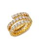 Adriana Orsini Women's Flex Cubic Zirconia Wrap Ring - 1