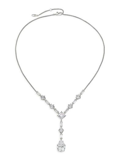 Adriana Orsini Women's Glitz Sterling Silver & Cubic Zirconia Y-Necklace