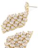 Adriana Orsini Women's Gwen Sterling Silver & Cubic Zirconia Kite-Shaped Drop Earrings - 3
