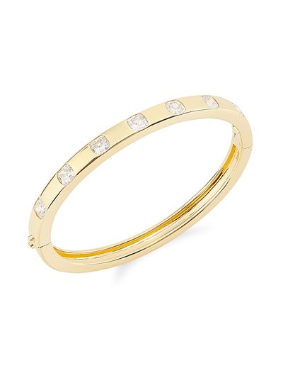 Adriana Orsini Women's Jolene 18K-Gold-Plated & Cubic Zirconia Bangle