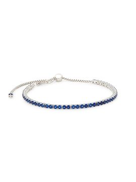 Adriana Orsini Women's Loveall Sterling Silver & Faux Sapphire Bracelet