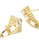 Adriana Orsini Women's Naomi 18K Gold-Plate & Cubic Zirconia Deco J-Hoop Earrings - 4