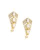 Adriana Orsini Women's Naomi 18K Gold-Plate & Cubic Zirconia Deco J-Hoop Earrings - 5