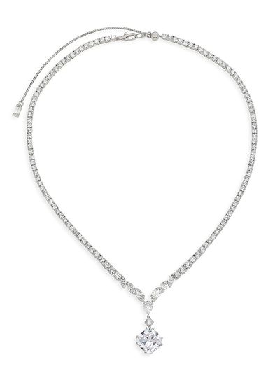 Adriana Orsini Women's Saffron Sterling Silver & Cubic Zirconia Pendant Necklace