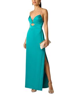 Adrianna By Adrianna Papell Adrianna by Adrianna Papell Satin Long Dress