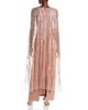 Adrianna Papell Adrianna Papell Beaded Cape Gown - 5