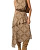 Adrianna Papell Adrianna Papell Belted Satin Midi Dress - 1