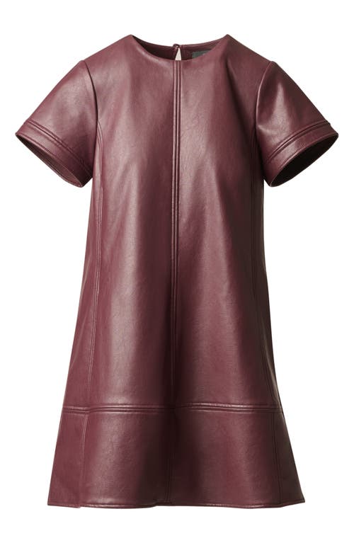 Adrianna Papell Adrianna Papell Faux Leather Shift Dress
