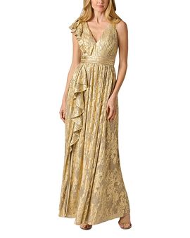 green emerald velvet dress Amazon.com: Adrianna Papell Women's One Shoulder Jacquard Dress