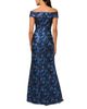 Adrianna Papell Adrianna Papell Off Shoulder Jacquard Gown - 2