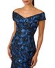 Adrianna Papell Adrianna Papell Off Shoulder Jacquard Gown - 3