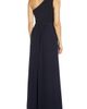 Adrianna Papell Adrianna Papell One-Shoulder Crepe Chiffon Gown - 2