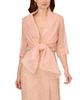 Adrianna Papell Adrianna Papell Organza Tie Front Wrap Jacket - 2