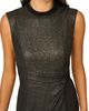 Adrianna Papell Adrianna Papell Pearly Neck Metallic Midi Sheath Dress - 1