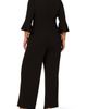 Adrianna Papell Adrianna Papell Tie Front Wide Leg Crepe Jumpsuit - 2