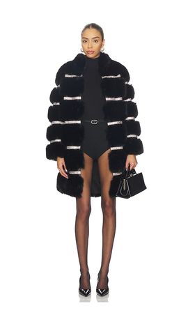 Adrienne Landau Adrienne Landau Diamond Luxe Coat