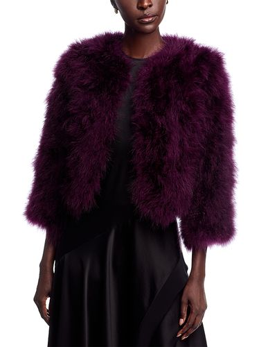 Adrienne Landau Adrienne Landau Esti Marabou Feather Jacket