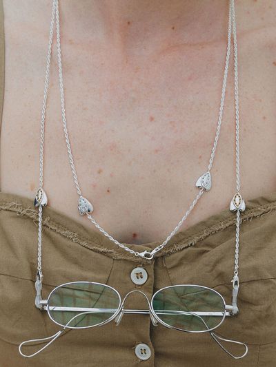 ae Heart Chain Necklace_Silver