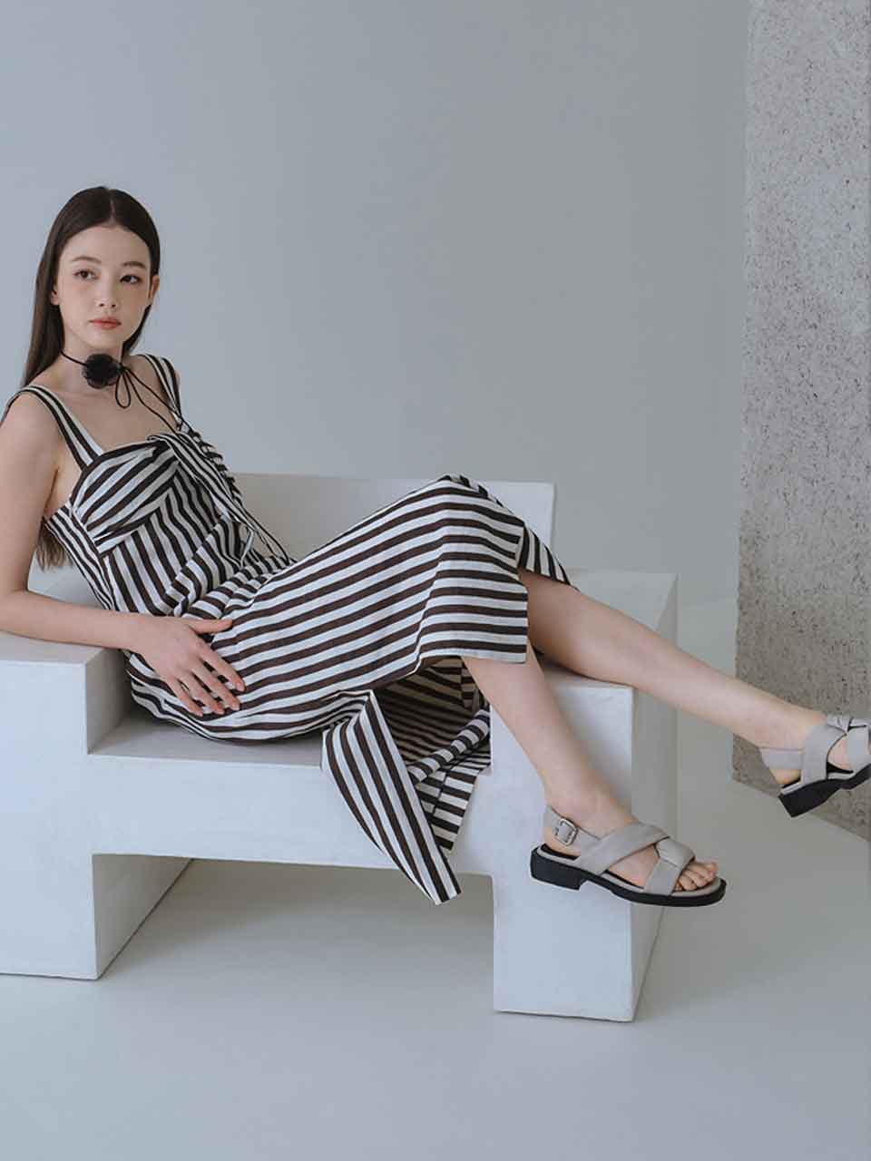 Aechi Knotted Cushion Sandals (3 Colors)