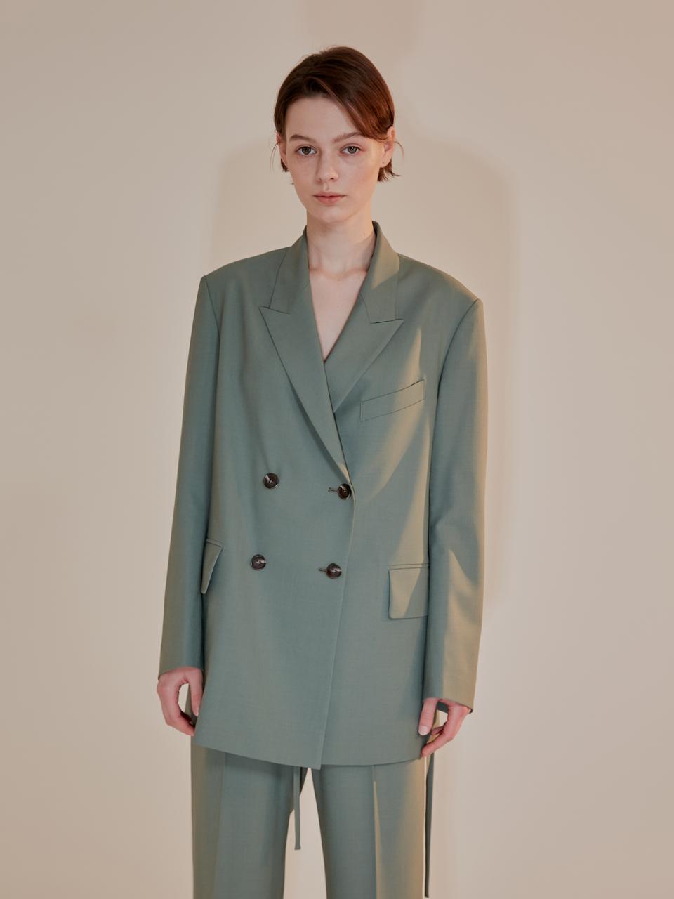 AEER Jacket Double Back Open Neo Mint Iconic
