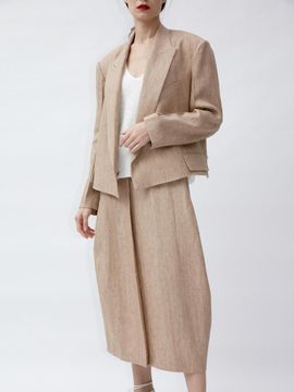 AEER Moonjar Skirt Beige