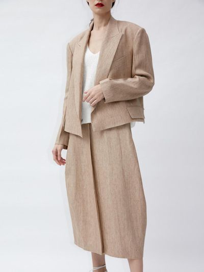 AEER Moonjar Skirt Beige