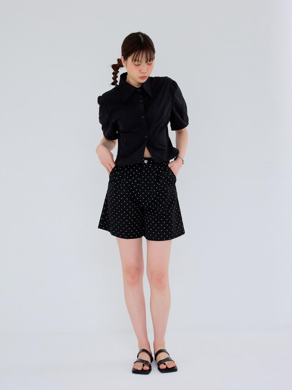 Aei&Rei AR_Polka dot short pants