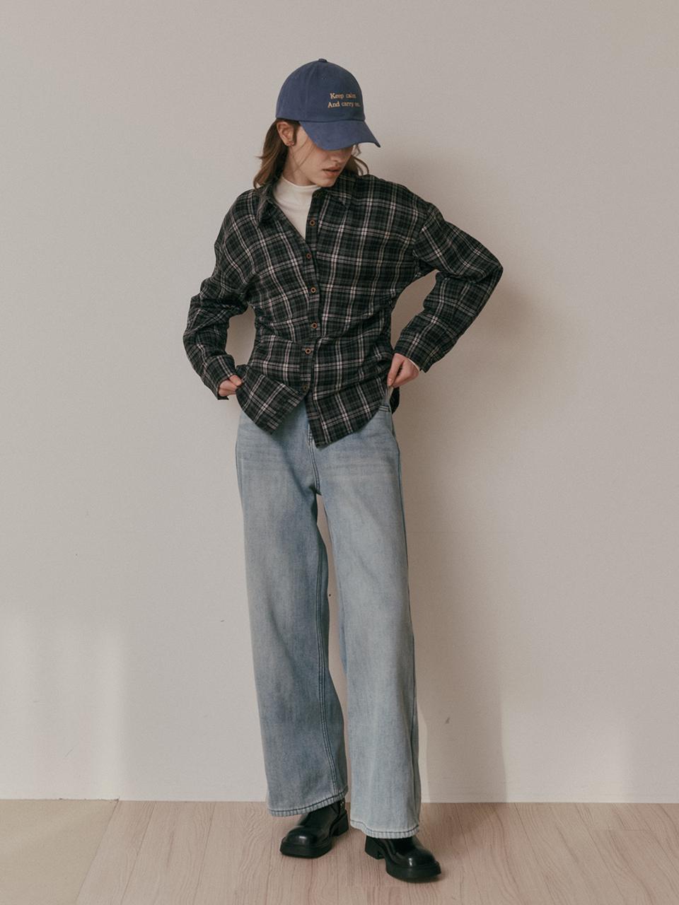 Aei&Rei AR_Winter wide denim pants_BLUE