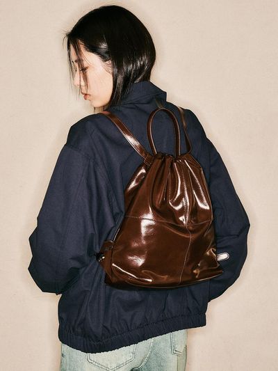 Aei&Rei Leather 2-way Backpack