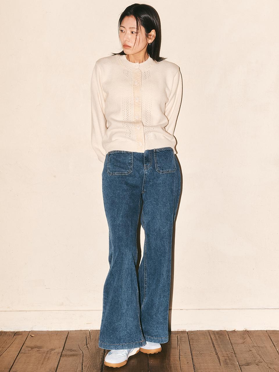 Aei&Rei Out Pockets Denim Pants