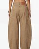 Aelfric Eden Aelfric Eden Baggy Barrel Pants in Khaki, Women's at Urban Outfitters - 3