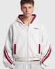 Aelfric Eden Aelfric Eden Boxy Contrast Stripe Zip Up Hoodie in Grey at Urban Outfitters - 2