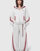 Aelfric Eden Aelfric Eden Boxy Contrast Stripe Zip Up Hoodie in Grey at Urban Outfitters - 3