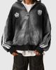 Aelfric Eden Aelfric Eden Boxy fit 77 Stripe Zip Hoodie - 1