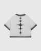 Aelfric Eden Aelfric Eden Boxy Spray Fade Star Tee in Grey, Men's at Urban Outfitters - 4