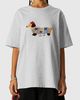 Aelfric Eden Aelfric Eden Cartoon Dog Embroidery Tee in Grey, Women's at Urban Outfitters - 1