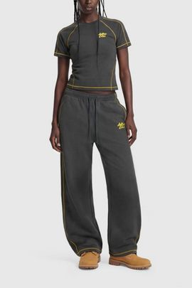 Aelfric Eden Aelfric Eden Cloud Slim Sweat Set Pant in Charcoal Grey, Women's at Urban Outfitters