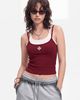 Aelfric Eden Aelfric Eden Contrast Layered Padded Cami Top in Red, Women's at Urban Outfitters - 1