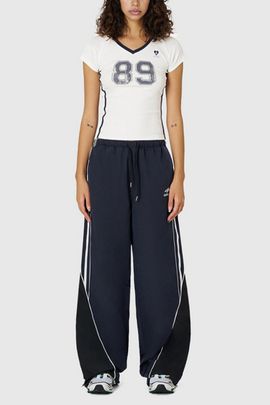 Aelfric Eden Aelfric Eden Contrast Side Baggy Track Pants in Blue, Women's at Urban Outfitters