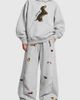 Aelfric Eden Aelfric Eden Dachshund Pullover Hoodie in Grey, Women's at Urban Outfitters - 1