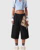Aelfric Eden Aelfric Eden Detachable Kerchief Baggy Longline Jorts in Black, Women's at Urban Outfitters - 1