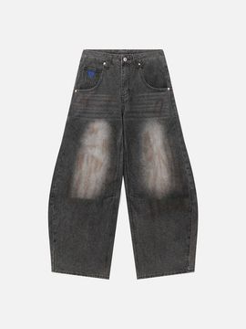 AELFRIC EDEN AELFRIC EDEN Dirty-Dyed Super Baggy Barrel Jeans