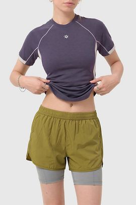 Aelfric Eden Aelfric Eden Flow Court Tee in Purple, Women's at Urban Outfitters