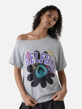 AELFRIC EDEN AELFRIC EDEN Flower Off-The-Shoulder Tee
