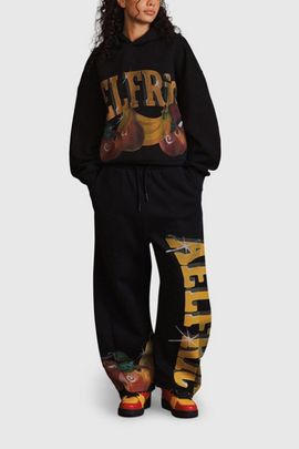 Aelfric Eden Aelfric Eden Fruit Graphic Hoodie in Black, Women's at Urban Outfitters