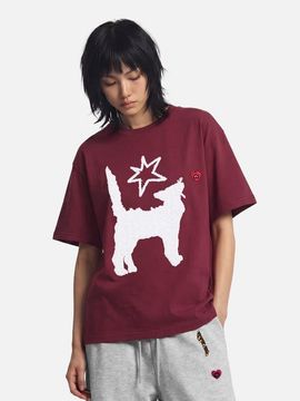 AELFRIC EDEN AELFRIC EDEN Fuzzy Cat Star Tee