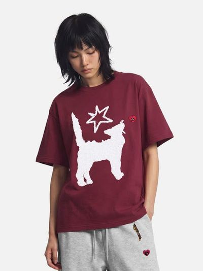 AELFRIC EDEN AELFRIC EDEN Fuzzy Cat Star Tee