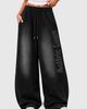 Aelfric Eden Aelfric Eden Gradient Washed Loose Sweatpants in Black, Women's at Urban Outfitters - 1